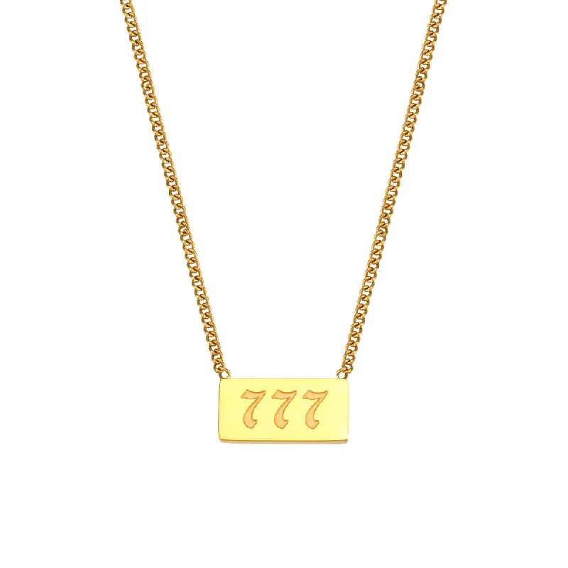 Angel Digital Brand Necklace-777