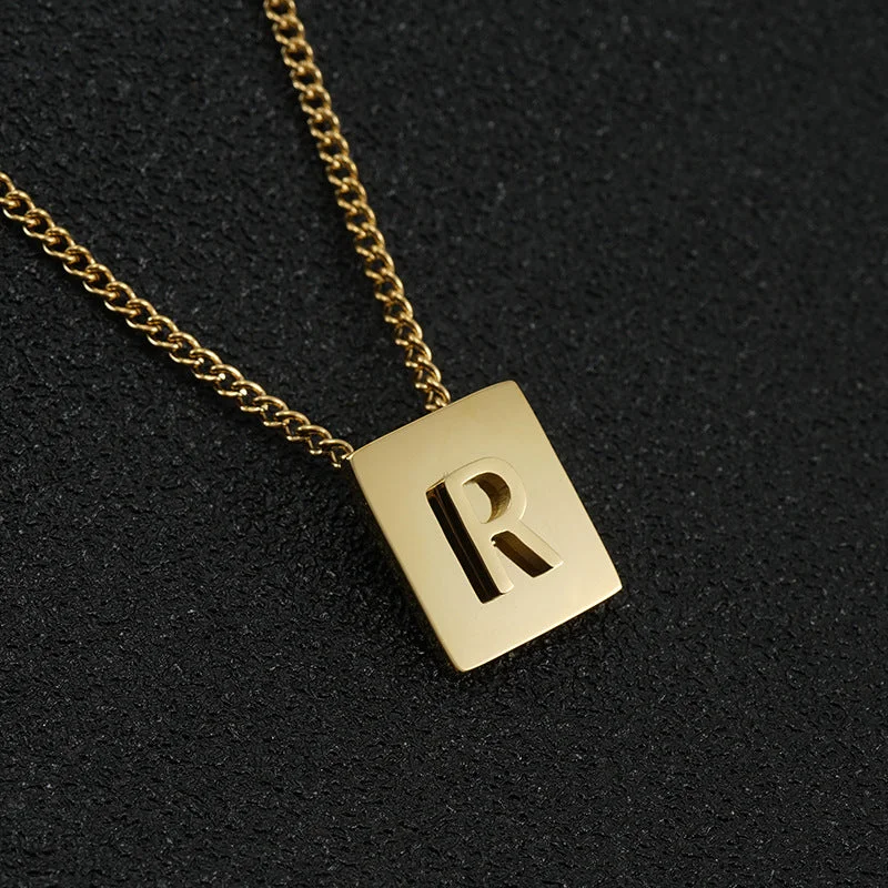 Gold R (Including Chain)