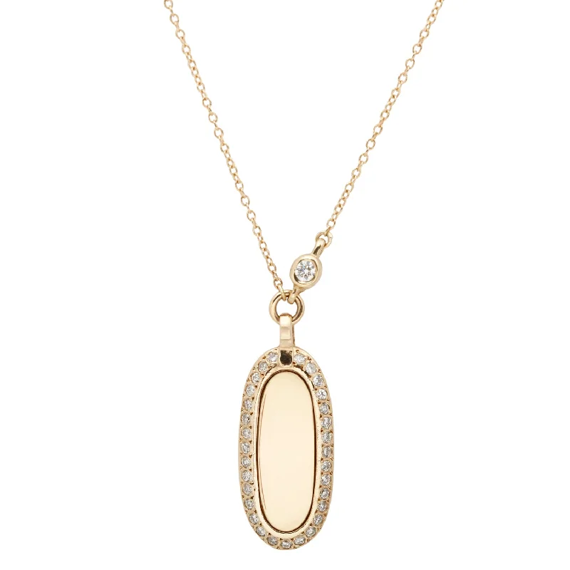 Necklaces Flash Tips-Simone Gold Pendant Necklace