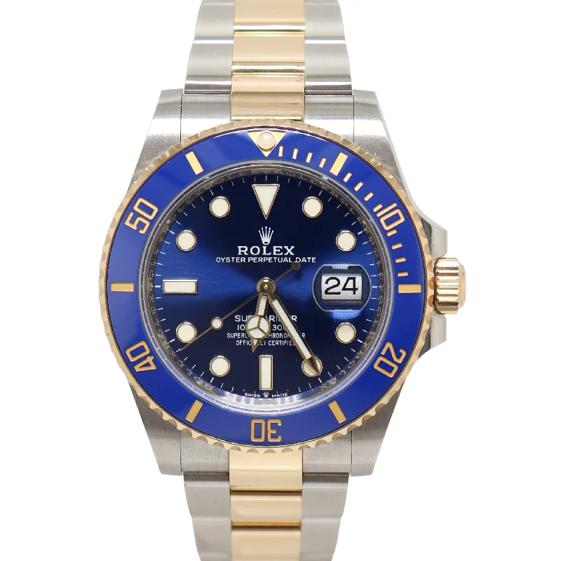 Watches For Deep Shine-Rolex Submariner 41mm Blue Dial Watch Ref# 126613LB