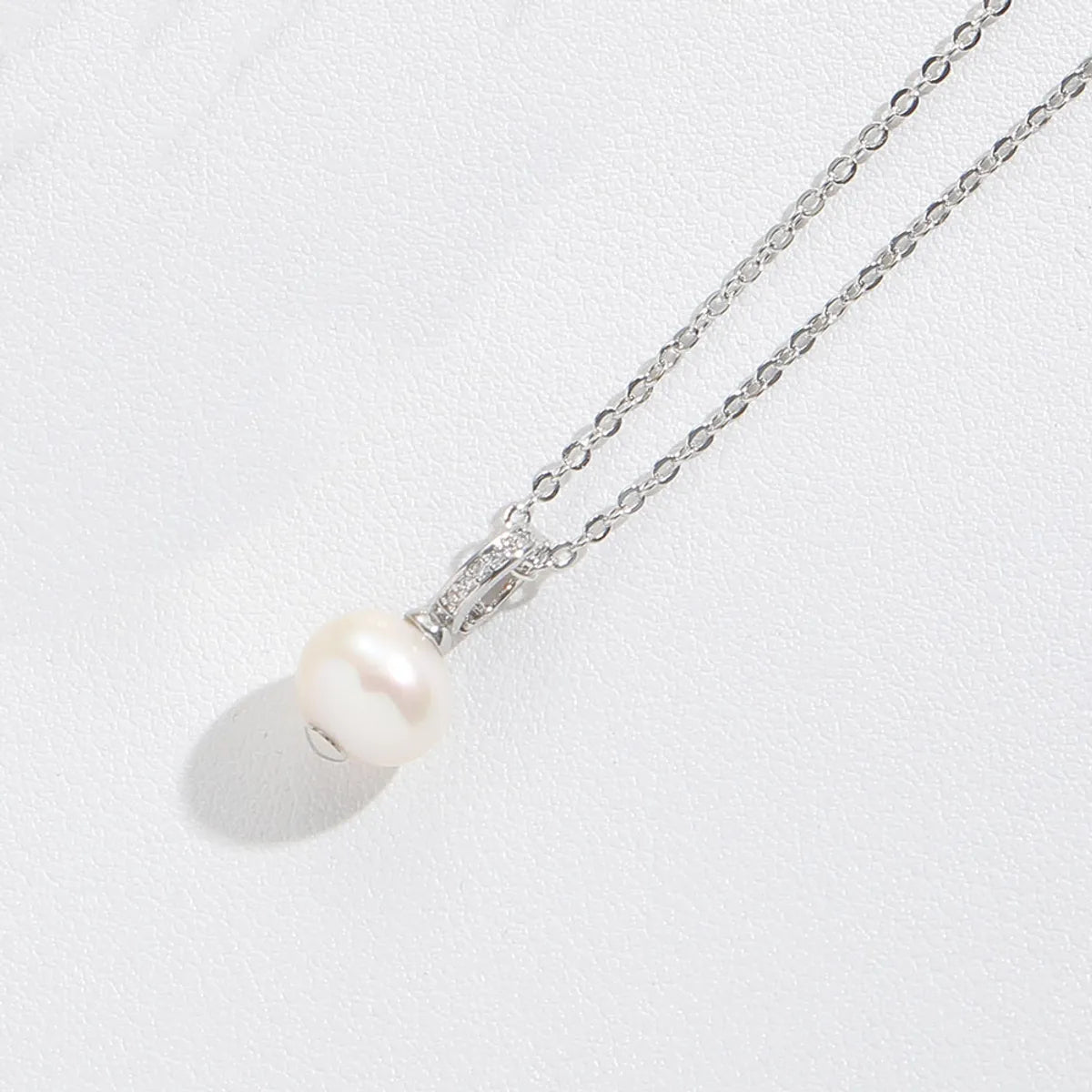 White Zirconium Pearl (Silver)