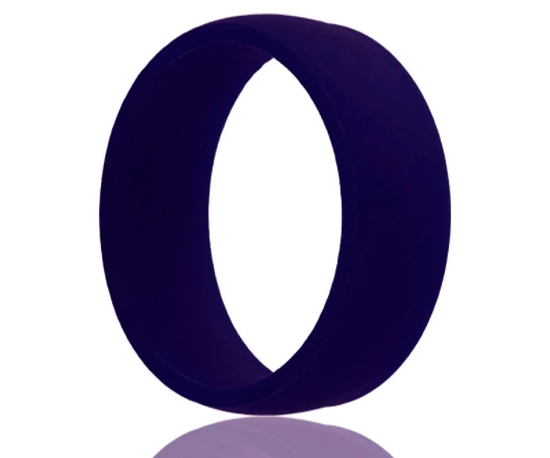 Rings For Icy Shine-Silicone Rubber Purple Ring