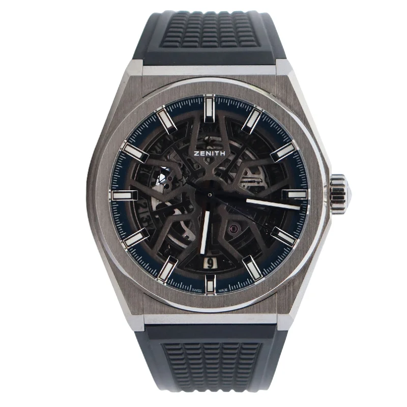 Watches For Journey Days-Zenith Defy 41mm Openwork Dial Watch Ref# 95.9000.670/78.R782