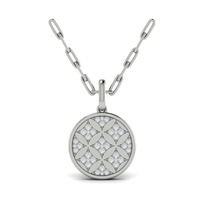 Necklaces For Plunge Necklines-Star Diamonds and Diamond Pendant Necklace