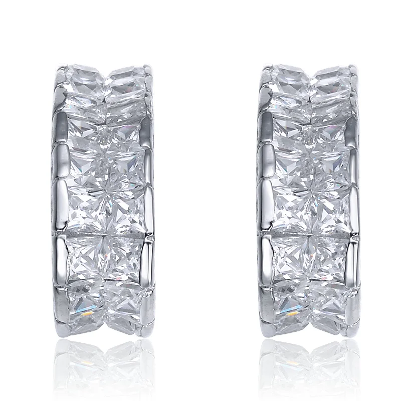 Earrings Spark Guide-Renée Zirconia Hoop Earrings