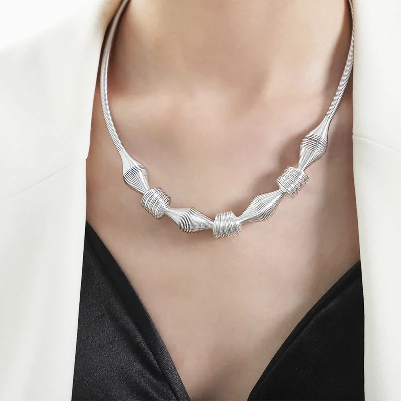 P1774-Steel Necklace-47+5cm