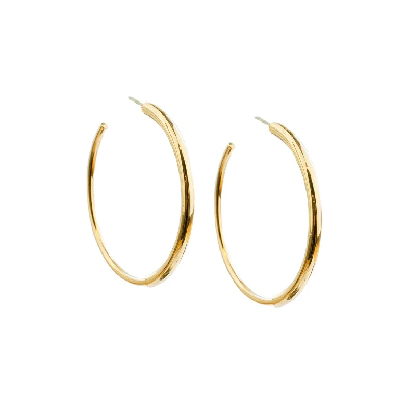 Earrings Gleam Reviews-double width hoop