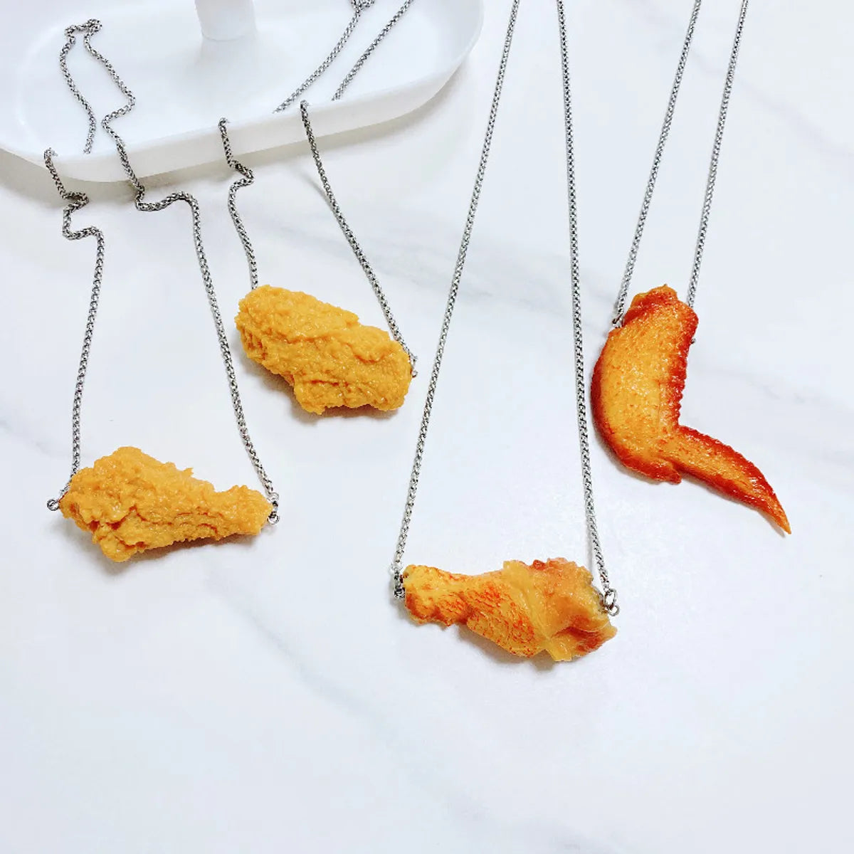 Necklaces For Sweet Shine-Streetwear Chicken Pvc Unisex Pendant Necklace 1 Piece