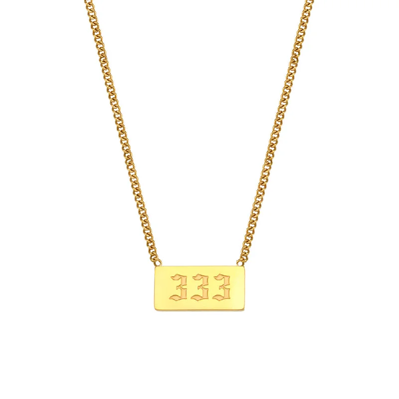 Angel Digital Brand Necklace-333