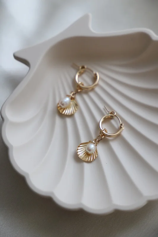 Earrings For Long Lines-SEYCHELLES HOOP EARRINGS