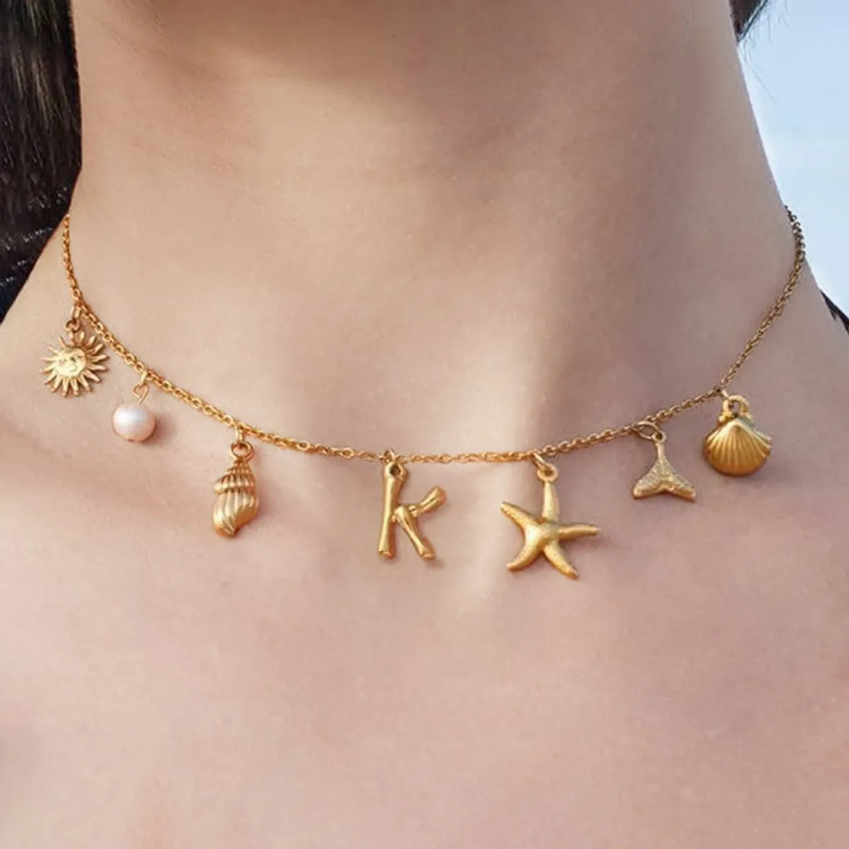 Necklace-Letter K