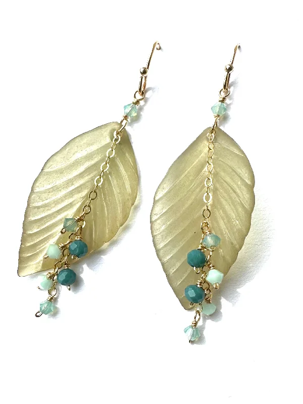 Earrings For Zinc Looks-earrings . leaf vine