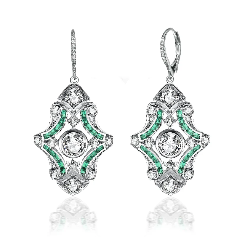 Warm Earrings For Shine-Green Déco Monfort Earrings