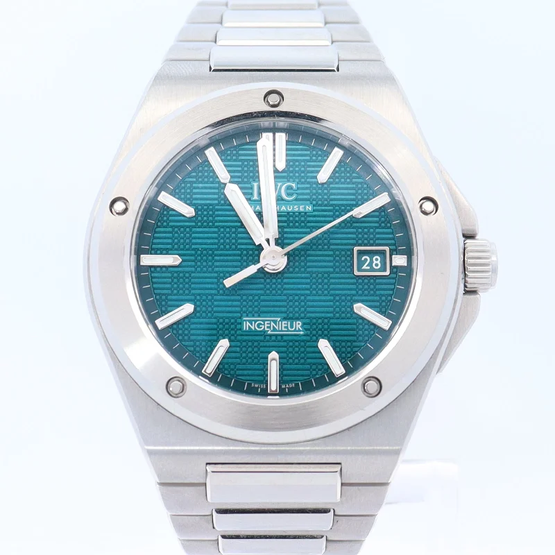 Watches With Bronze Finish-IWC Ingenieur 40mm Blue Dial Watch Ref# IW328903