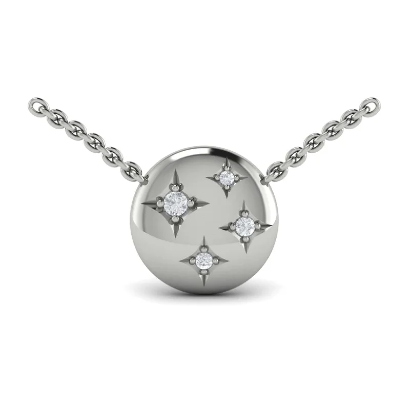 Necklaces Wear Tips-Multi Diamond Starbust Pendant Necklace