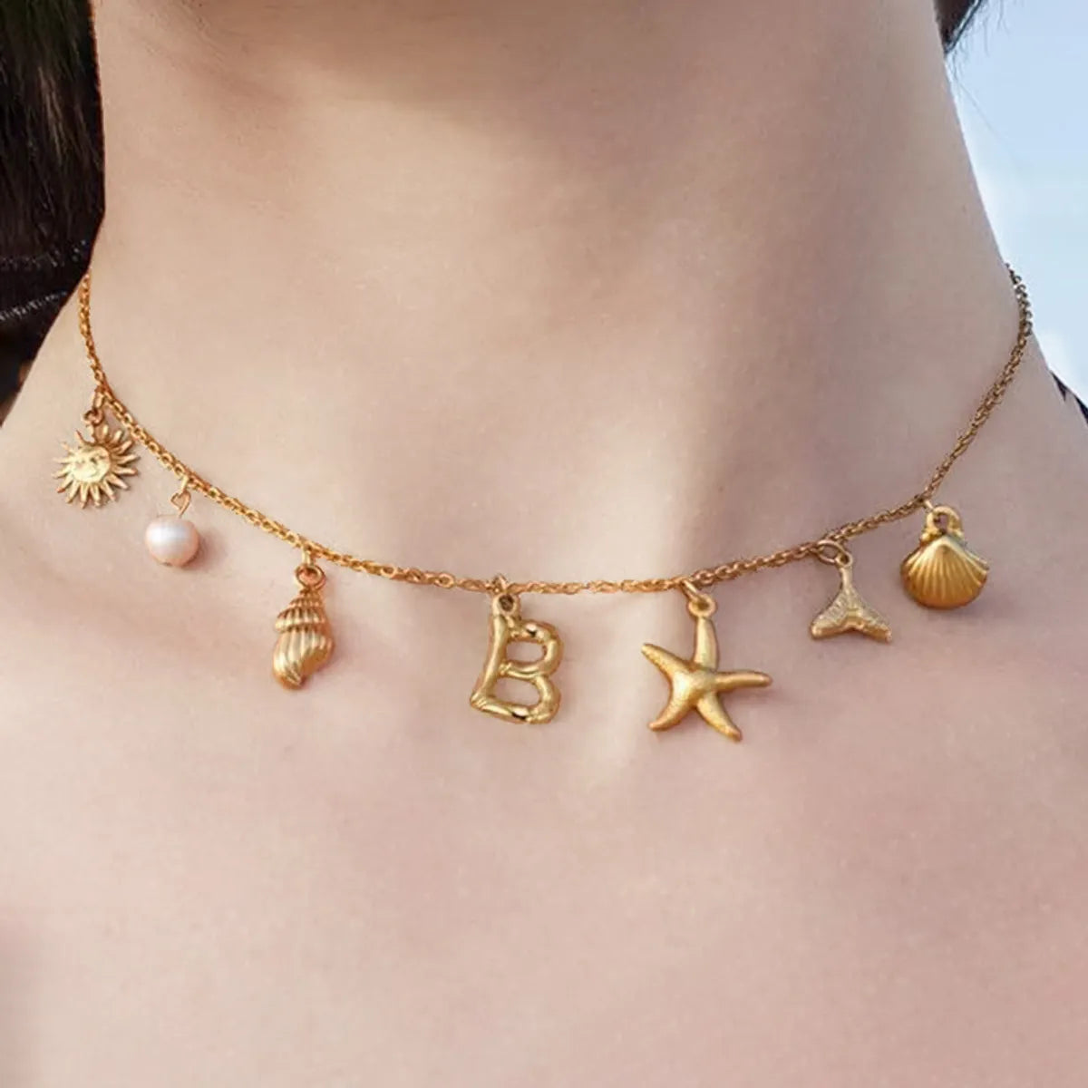 Necklace-Letter B