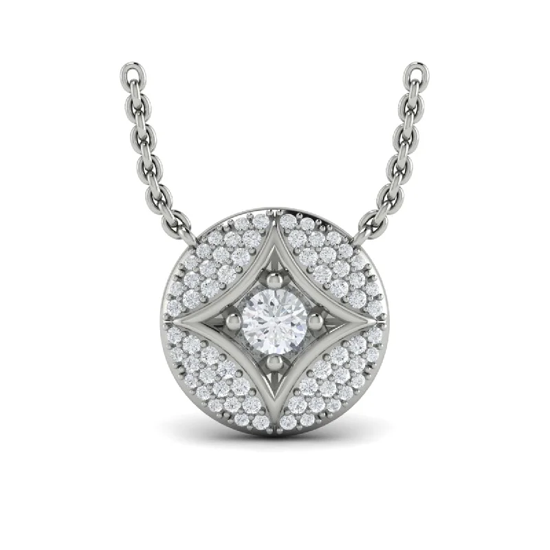 Necklaces Rust Resistance-Diamond Vlora Star Motif Pendant Necklace