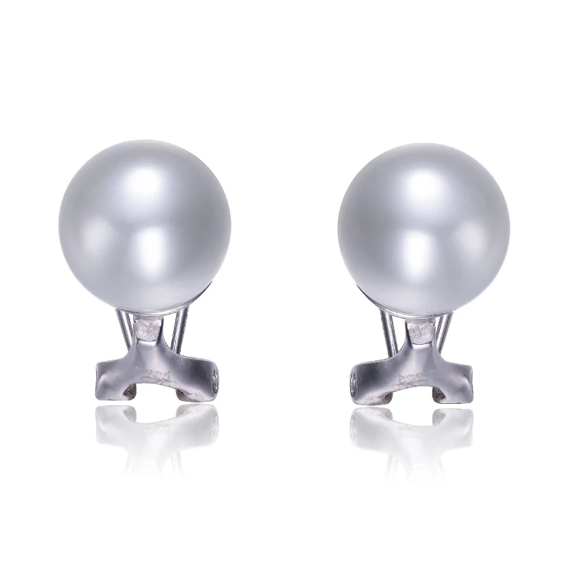 Earrings For Close Gifts-Anne White Pearl Earrings