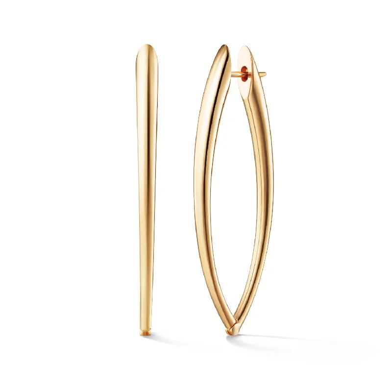 Earrings For Soft Beam-CRISTINA EARRING Large (Gold)