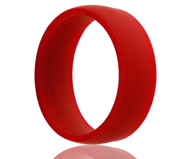 Rings For City Gleam-Silicone Rubber Red Ring