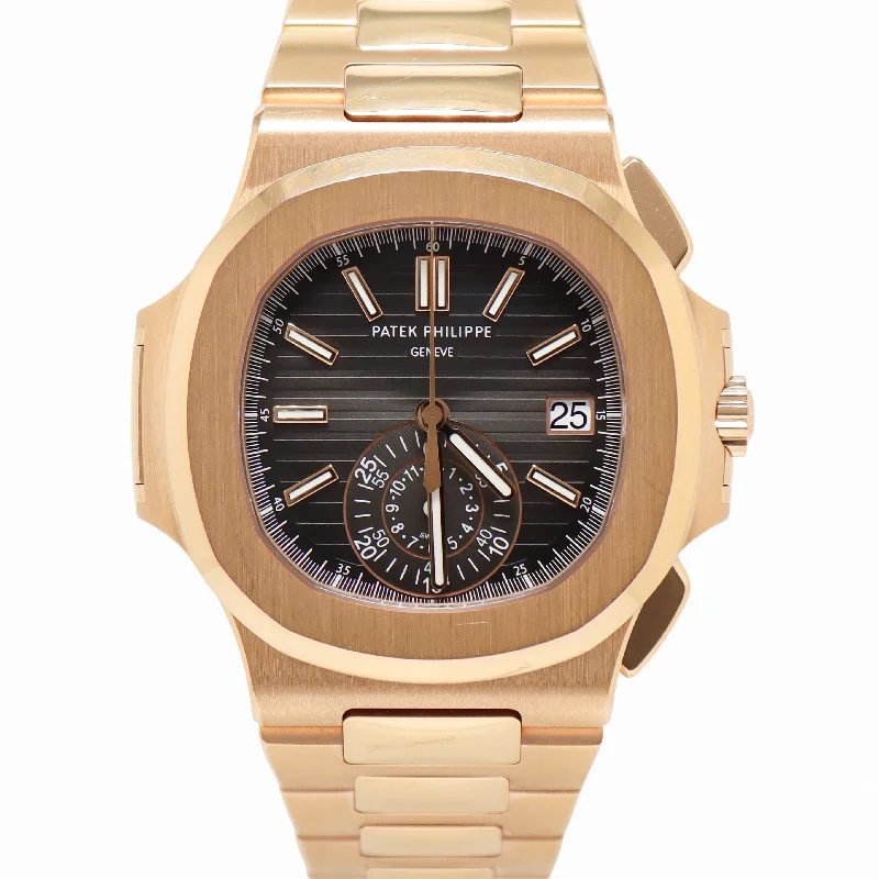 Top Watches For Luxe Looks-Patek Philippe Nautilus 40.5mm Grey Dial Ref# 5980/1R-001