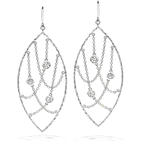 Bare Earrings For Vibe-Hearts On Fire Obsession Marquee Drop Diamond Earrings