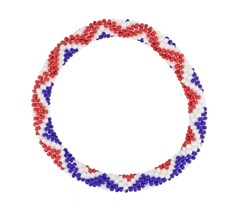 Bracelets Crystal Picks-8 inch Roll-On® Bracelet <br> Festive Fireworks