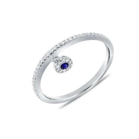 Rings For Bold Nights-Sapphire and Diamond Ring