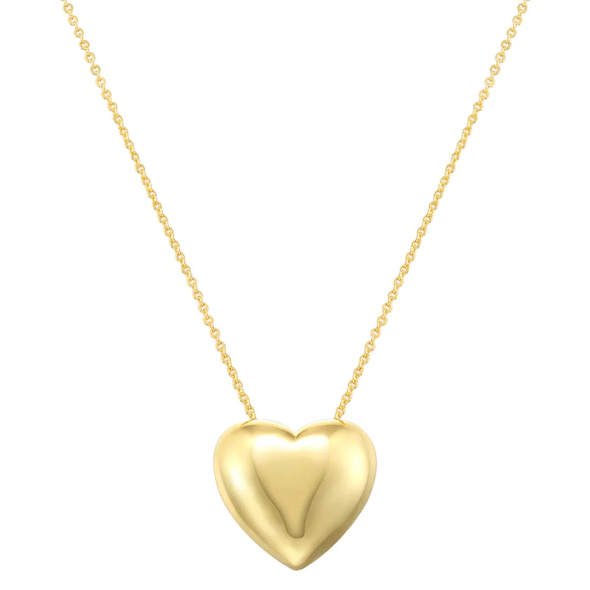 Vl512 Gold Heart Necklace