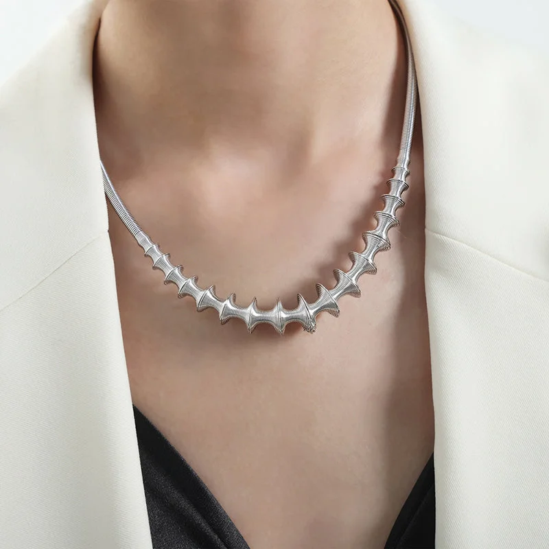 P1778-Steel Necklace-475cm