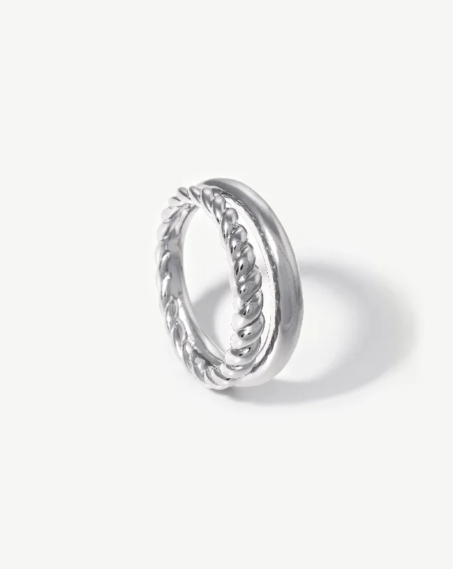 Rings For Gleaming Looks-Radial Ring | Sterling Silver