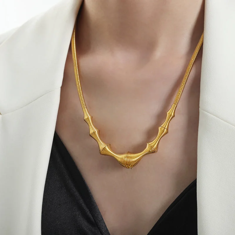 P1779-Gold Necklace-475cm