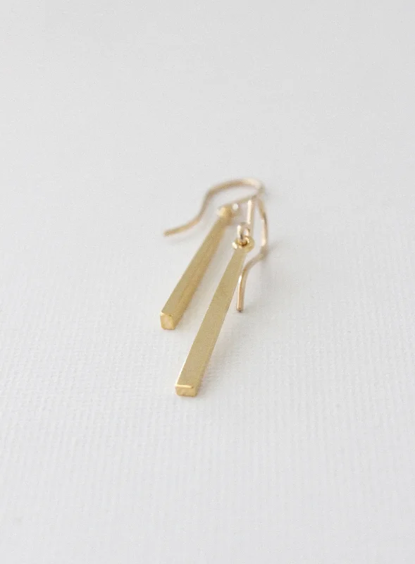 Earrings For Trail Days-PETITE BAR EARRINGS