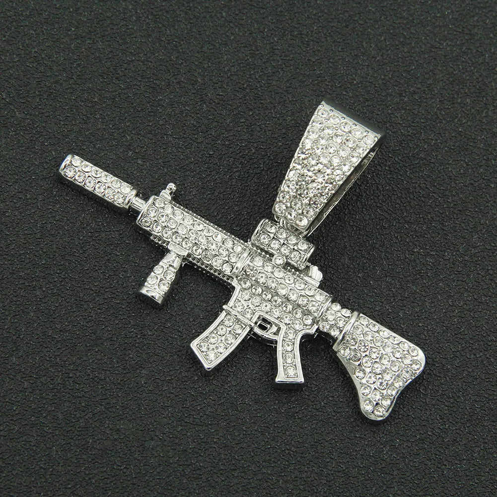 Single Pendant-Silver (Gun)