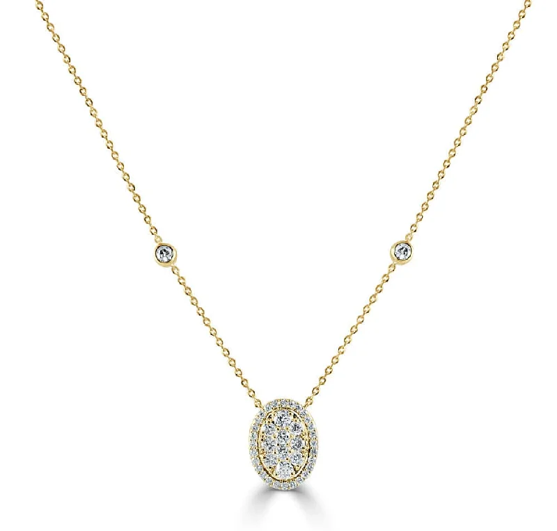 Necklaces For Fine Earrings-14k Gold & Diamond "Shay" Necklace