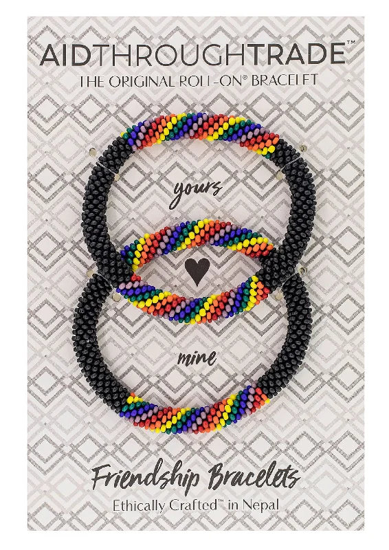 Bracelets Upkeep Tricks-Roll-On® Friendship Bracelets <br> Love Noir