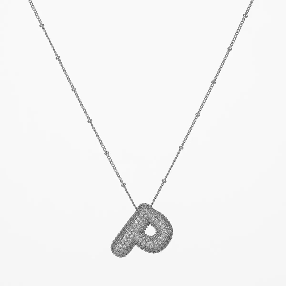 X10817-Silver (Letter P)