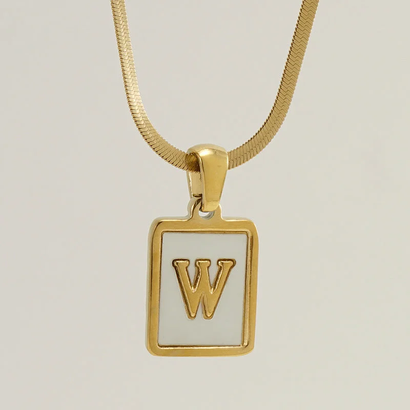 Letter W [Including Chain]]