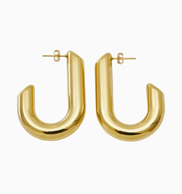 Earrings Stay Guide-Natalia Hoop Earrings