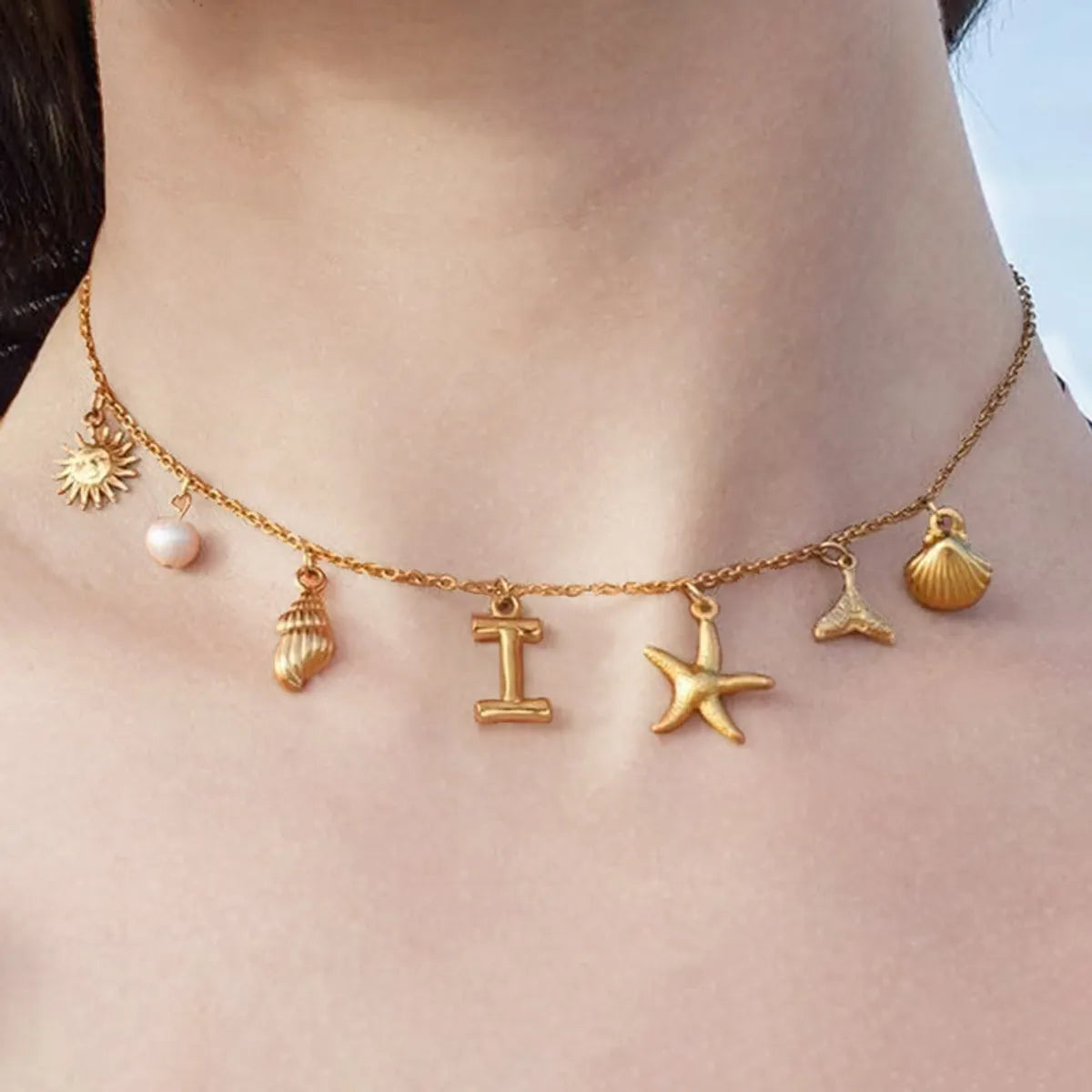 Necklace-Letter I