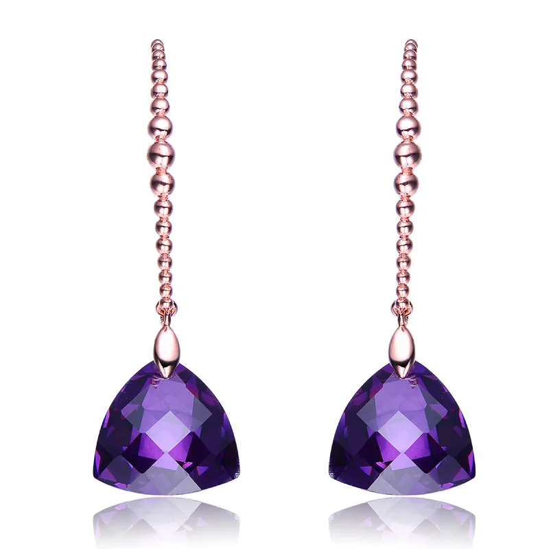 Earrings Stay Test-Constance Amethyst Earrings