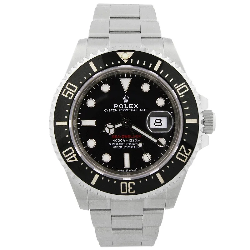 Glow Watches For Pop-Rolex Sea-Dweller 43mm Black Dial Watch Ref# 126600