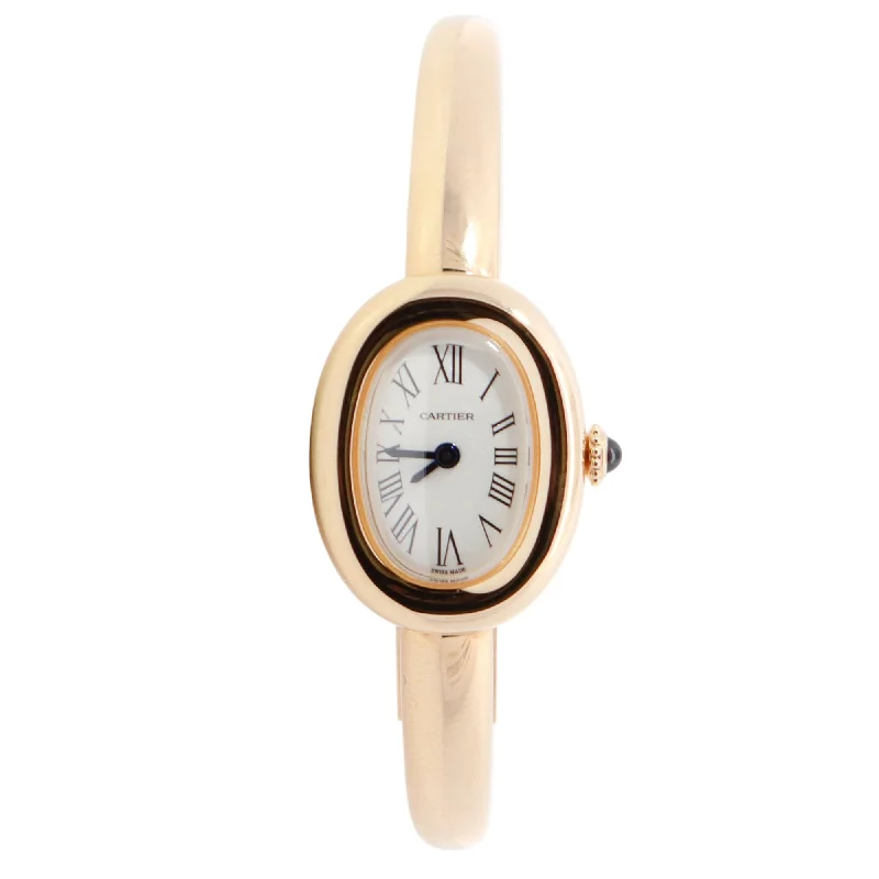 Watches For Thick Days-Cartier Baignoire 18.7mm White Dial Watch Ref# WGBA0044