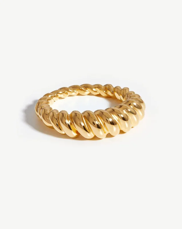 Best Shimmer Rings-Tidal Ring | 18ct Gold Vermeil