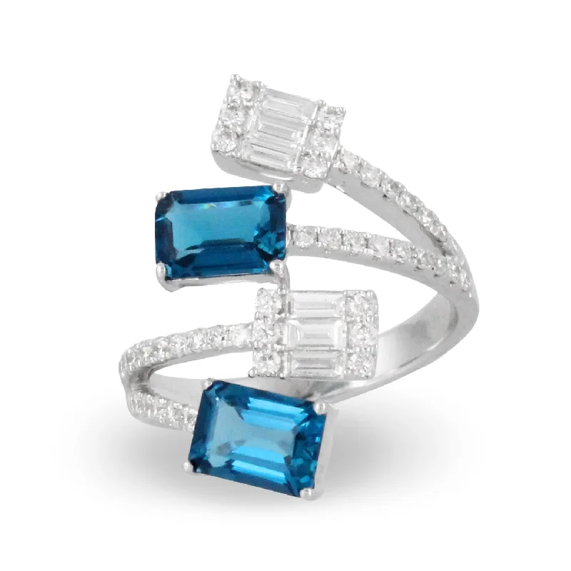 Rings Promise Notes-London Blue Topaz and Diamond Ring