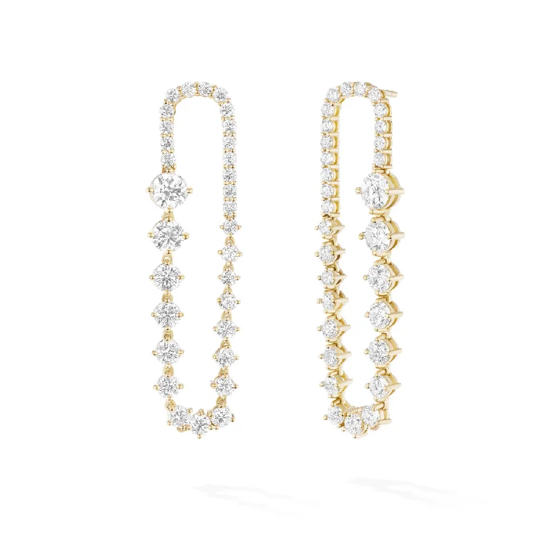 Vivid Earrings For Play-STELLA ELLIPSE EARRING