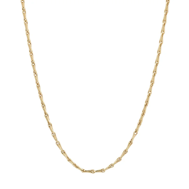 Micro Necklaces For Calm-Gold Barleycorn Chain