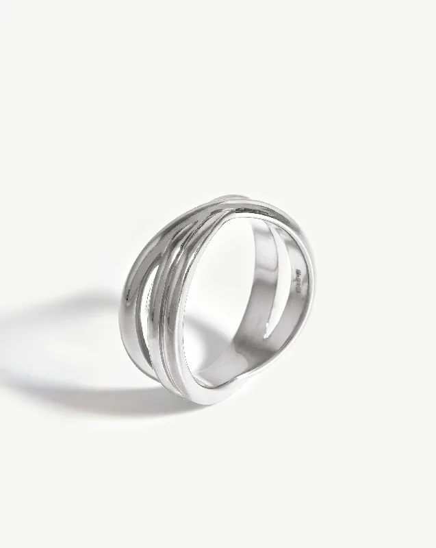 Rings For Tapered Fingers-Infini Ring | Sterling Silver