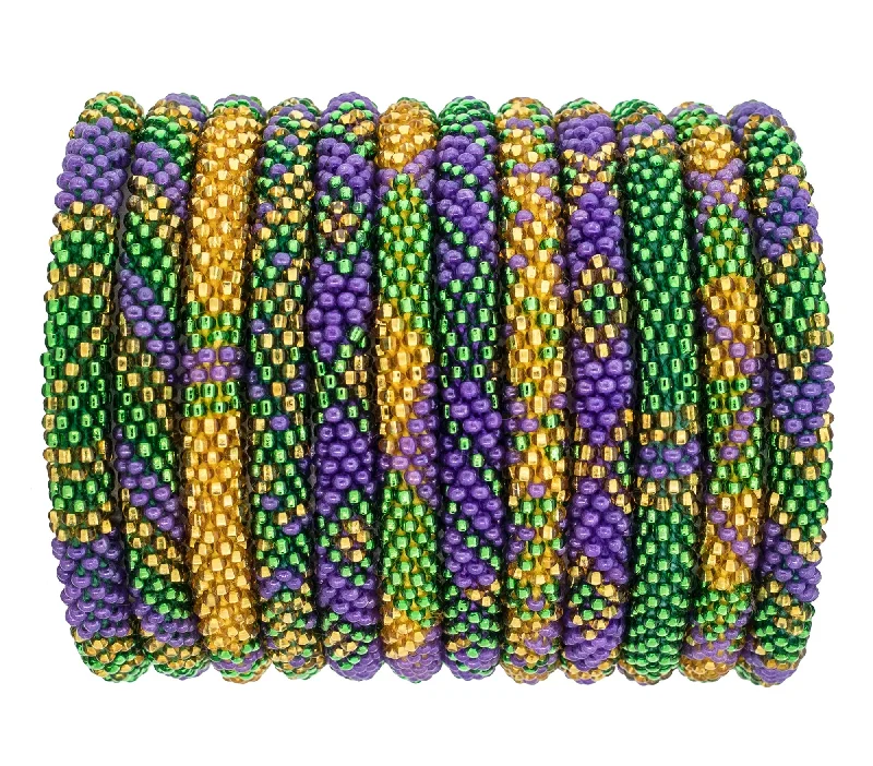 Bracelets For Metro Flair-Roll-On® Bracelets <br> Mardi Gras