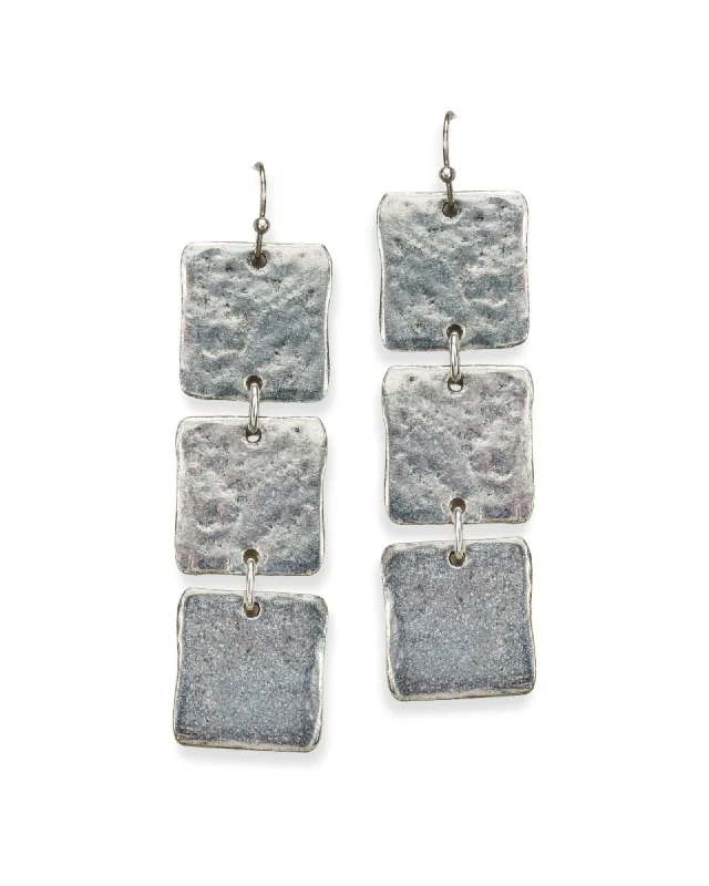 Dense Earrings For Wear-Geometric Dangle Earring (ER239)